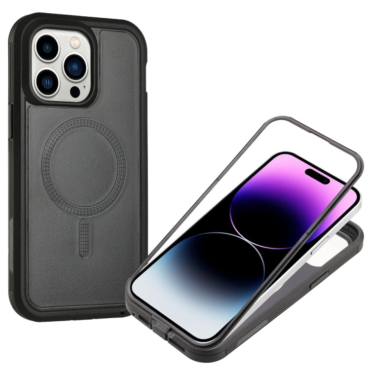 For iPhone 15 Pro Max Defender Series XT MagSafe Magnetic PC + TPU Shockproof Phone Case(Black) - HoMEdemic™ 