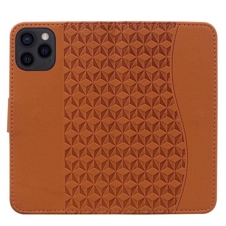 For iPhone 15 Pro Max Diamond Buckle Leather Phone Case with Lanyard(Brown) - HoMEdemic™ 