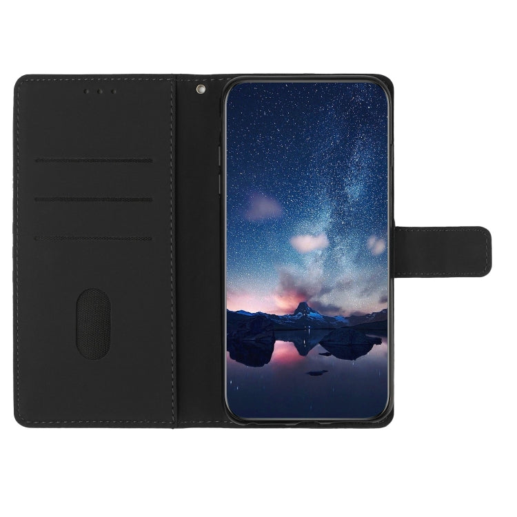 For iPhone 15 Pro Max Diamond Embossed Skin Feel Leather Phone Case(Black) - HoMEdemic™ 