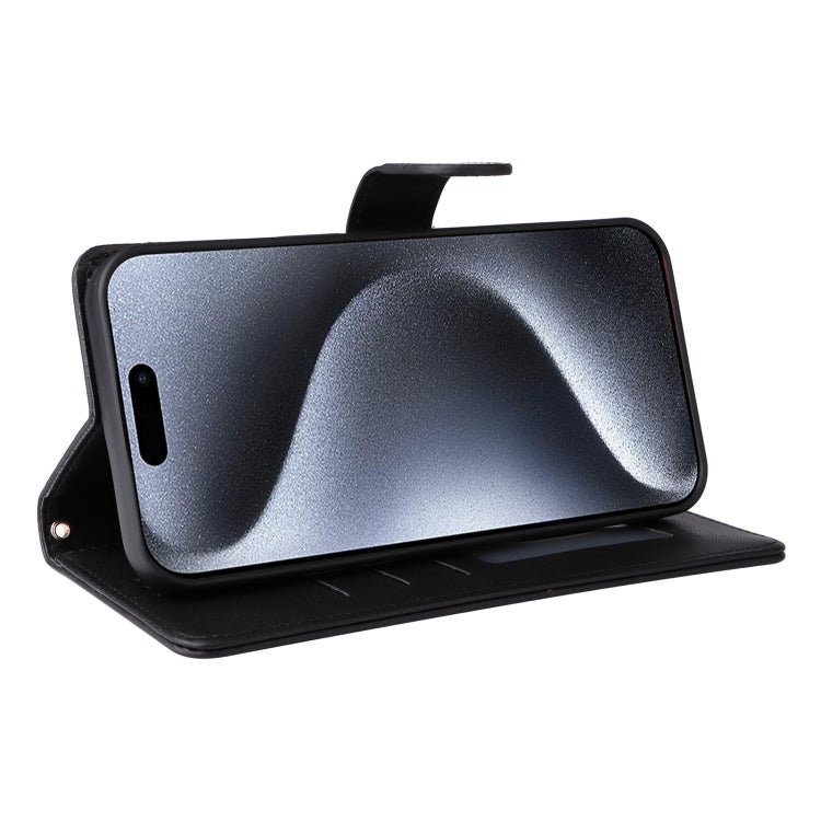 For iPhone 15 Pro Max Diamond Lattice Leather Flip Phone Case(Black) - HoMEdemic™ 