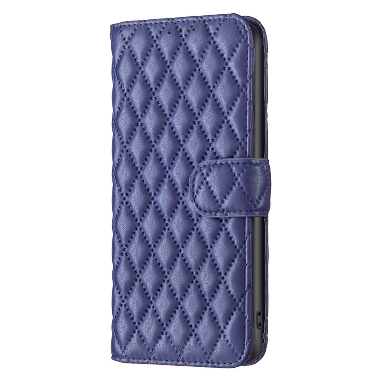 For iPhone 15 Pro Max Diamond Lattice Wallet Flip Leather Phone Case(Blue) - HoMEdemic™ 