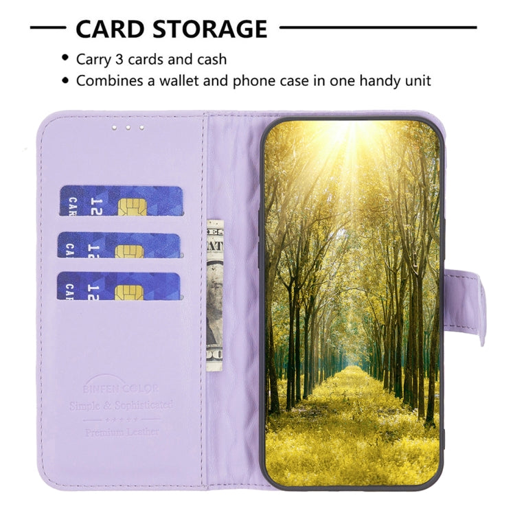 For iPhone 15 Pro Max Diamond Lattice Wallet Flip Leather Phone Case(Purple) - HoMEdemic™ 