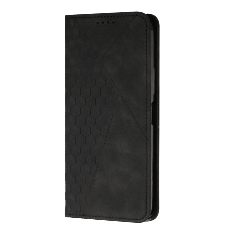 For iPhone 15 Pro Max Diamond Splicing Skin Feel Magnetic Leather Phone Case(Black) - HoMEdemic™ 