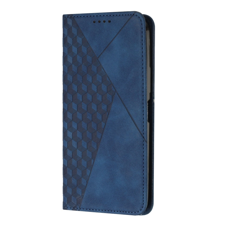 For iPhone 15 Pro Max Diamond Splicing Skin Feel Magnetic Leather Phone Case(Blue) - HoMEdemic™ 