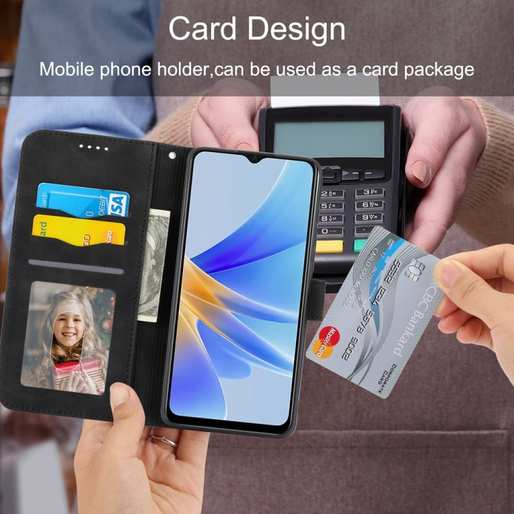 For iPhone 15 Pro Max Dierfeng Dream Line TPU Hybrid PU Leather Phone Case(Black) - HoMEdemic™ 