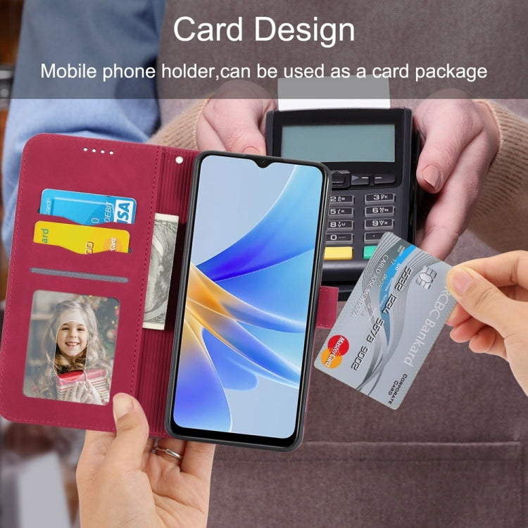 For iPhone 15 Pro Max Dierfeng Dream Line TPU Hybrid PU Leather Phone Case(Red) - HoMEdemic™ 