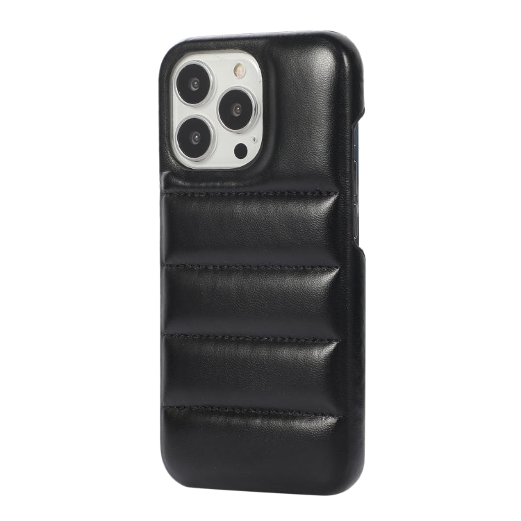 For  iPhone 15 Pro Max Down Jacket Airbag Shockproof Phone Case(Black) - HoMEdemic™ 