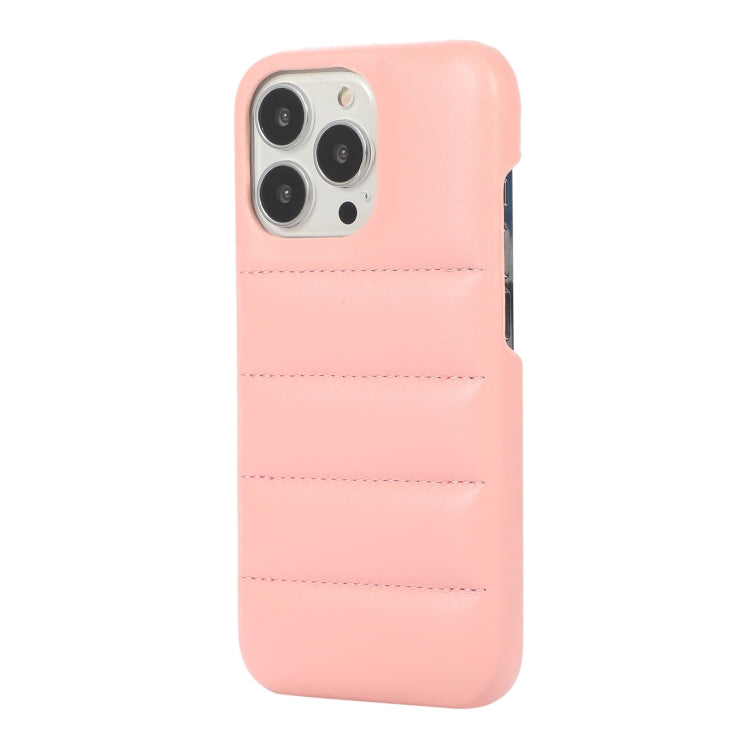 For  iPhone 15 Pro Max Down Jacket Airbag Shockproof Phone Case(Pink) - HoMEdemic™ 