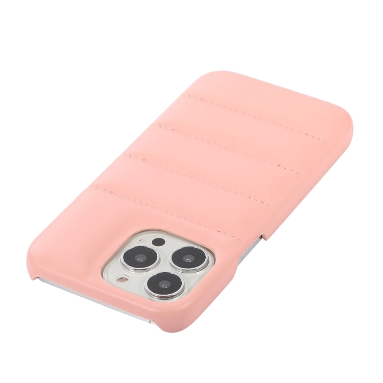For  iPhone 15 Pro Max Down Jacket Airbag Shockproof Phone Case(Pink) - HoMEdemic™ 