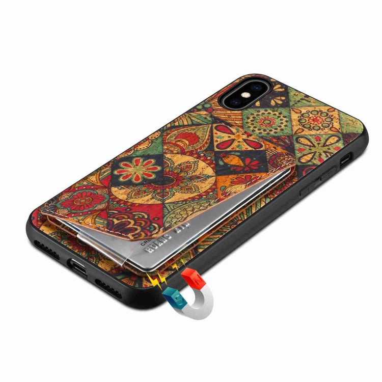 For iPhone 15 Pro Max Dual Card Slot Holder Phone Case(Autumn Yellow) - HoMEdemic™ 