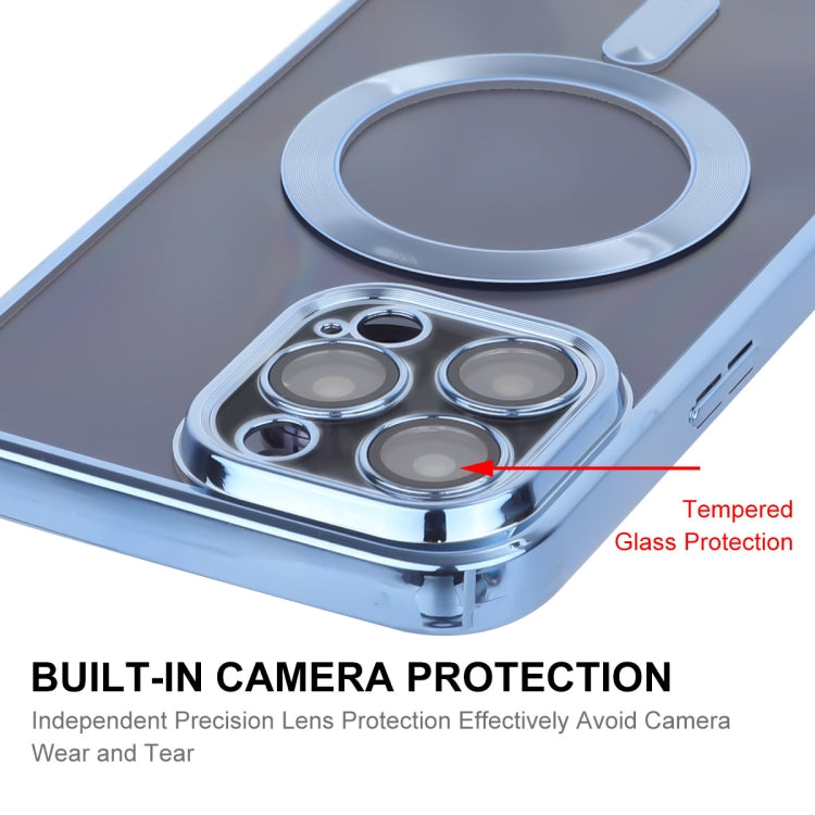 For iPhone 15 Pro Max ENKAY Hat-Prince Magsafe Electroplated TPU Clear Shockproof Phone Case(Silver) - HoMEdemic™ 