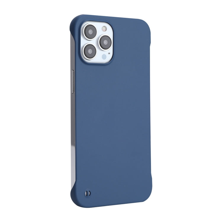 For iPhone 15 Pro Max ENKAY Ultra-thin Matte Frameless PC Phone Case(Dark Blue) - HoMEdemic™ 