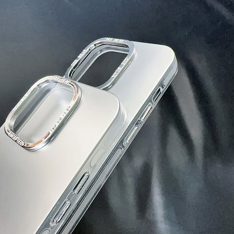For iPhone 15 Pro Max Electroplated TPU + Acrylic IMD Phone Case(Silver) - HoMEdemic™ 