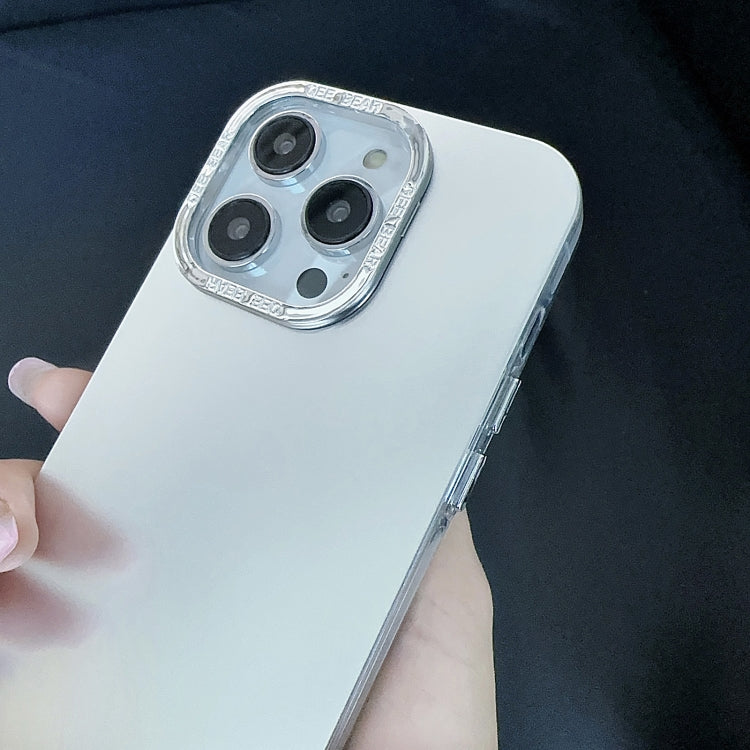 For iPhone 15 Pro Max Electroplated TPU + Acrylic IMD Phone Case(Silver) - HoMEdemic™ 