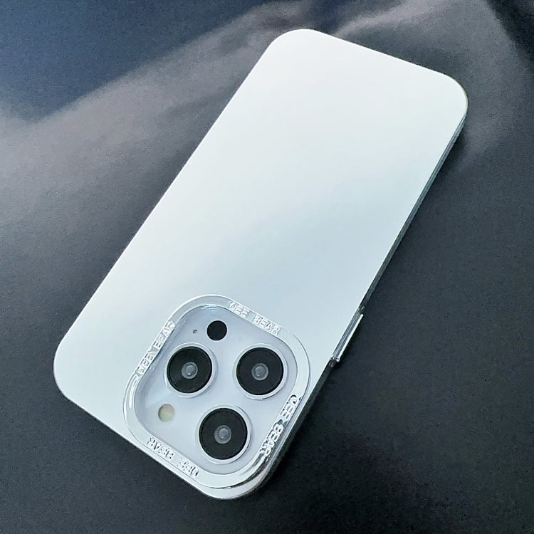 For iPhone 15 Pro Max Electroplated TPU + Acrylic IMD Phone Case(Silver) - HoMEdemic™ 