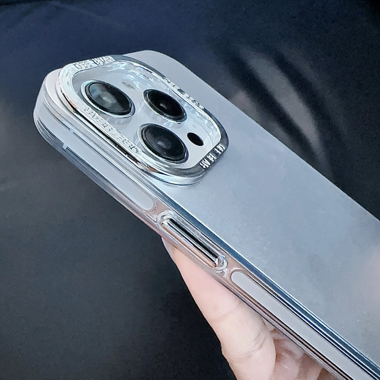 For iPhone 15 Pro Max Electroplated TPU + Acrylic IMD Phone Case(Silver) - HoMEdemic™ 