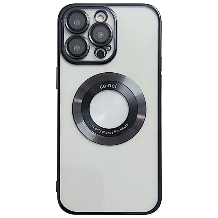 For iPhone 15 Pro Max Electroplating Magsafe TPU Phone Case(Black) - HoMEdemic™ 
