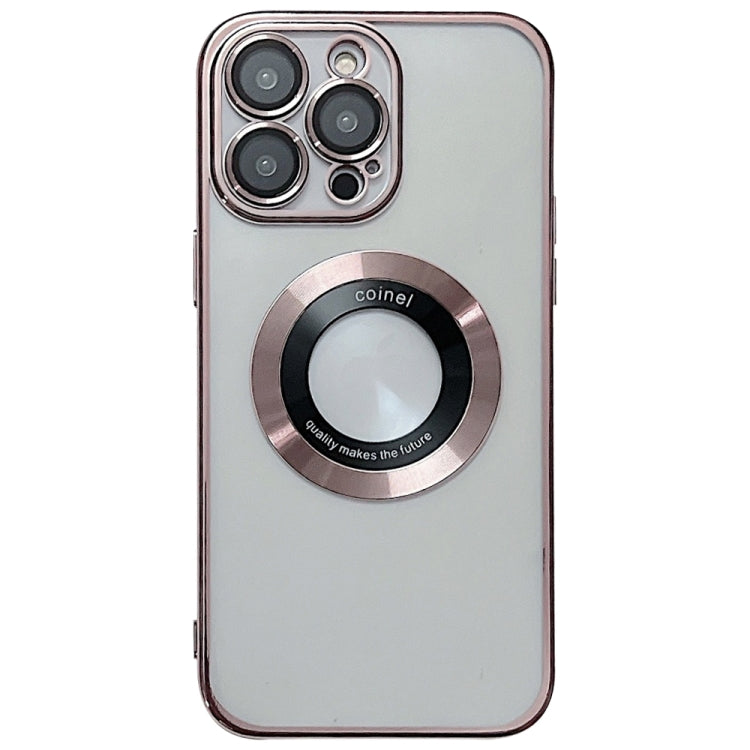 For iPhone 15 Pro Max Electroplating Magsafe TPU Phone Case(Rose) - HoMEdemic™ 
