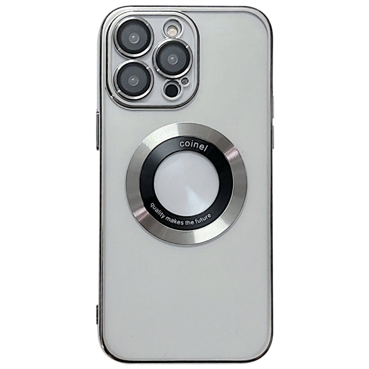 For iPhone 15 Pro Max Electroplating Magsafe TPU Phone Case(Silver) - HoMEdemic™ 