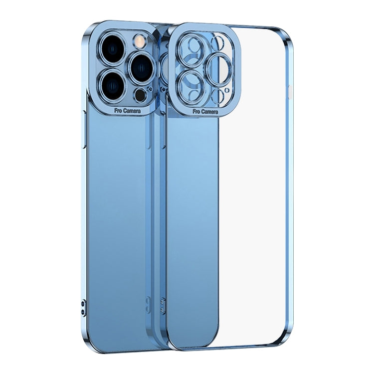 For iPhone 15 Pro Max Electroplating TPU Phone Case(Blue) - HoMEdemic™ 