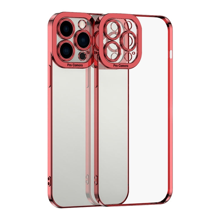 For iPhone 15 Pro Max Electroplating TPU Phone Case(Red) - HoMEdemic™ 
