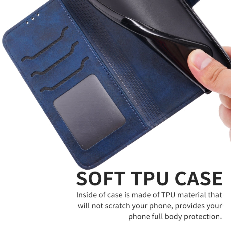 For iPhone 15 Pro Max Embossed Happy Cat Pattern Flip Leather Phone Case(Blue) - HoMEdemic™ 