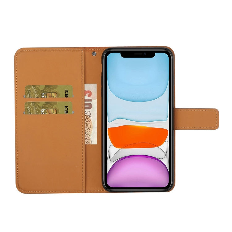 For iPhone 15 Pro Max Ethnic Style Embossed Pattern Leather Phone Case(Brown) - HoMEdemic™ 