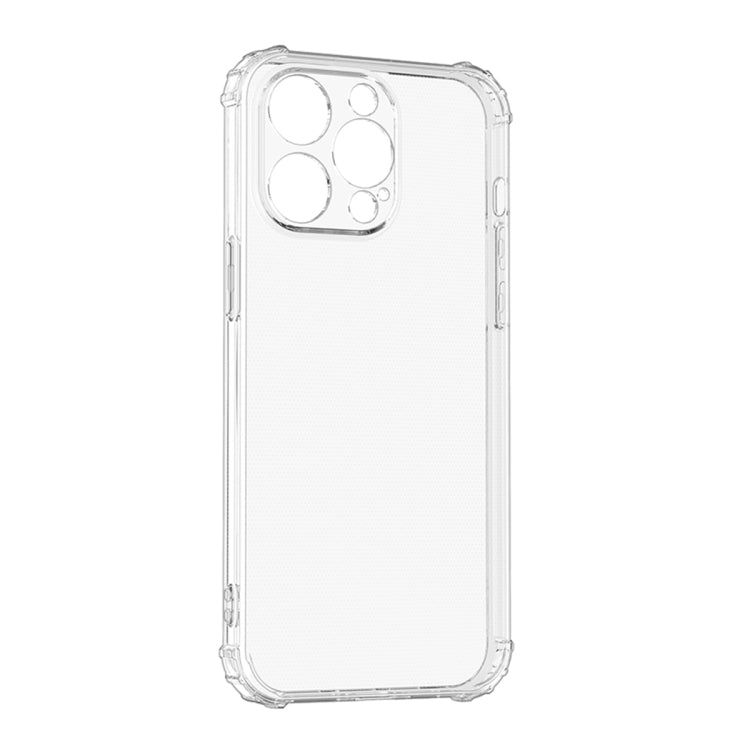 For iPhone 15 Pro Max Four-Corner Shockproof Clear TPU Phone Case(Transparent) - HoMEdemic™ 