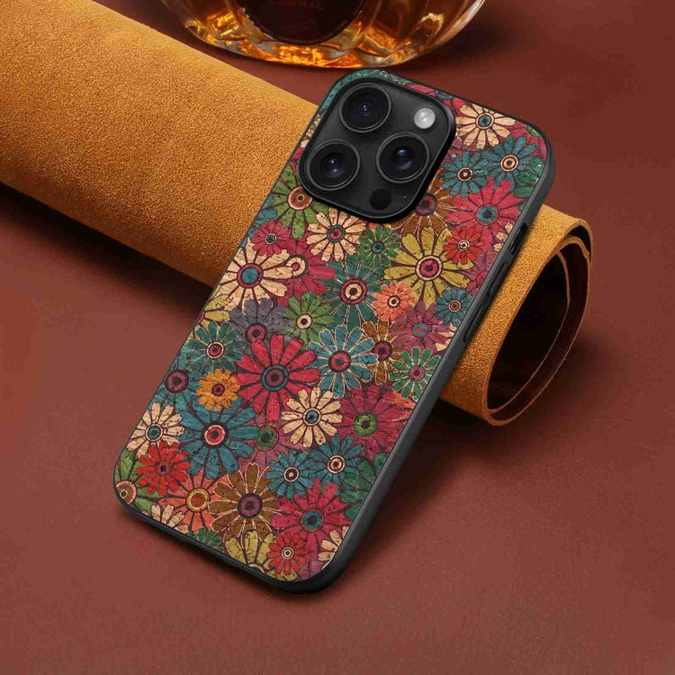 For iPhone 15 Pro Max Four Seasons Flower Language Series TPU Phone Case(Spring Green) - HoMEdemic™ 