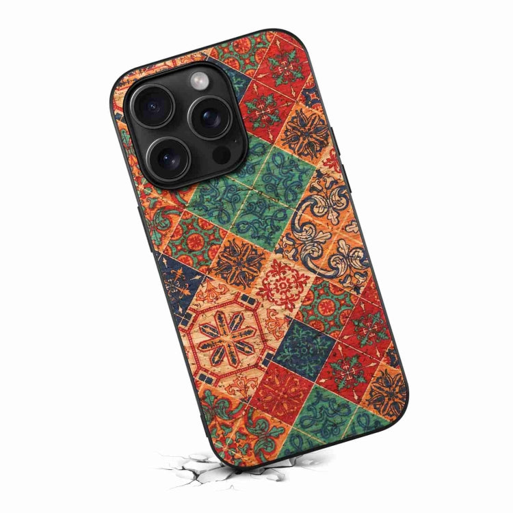 For iPhone 15 Pro Max Four Seasons Flower Language Series TPU Phone Case(Winter Blue) - HoMEdemic™ 