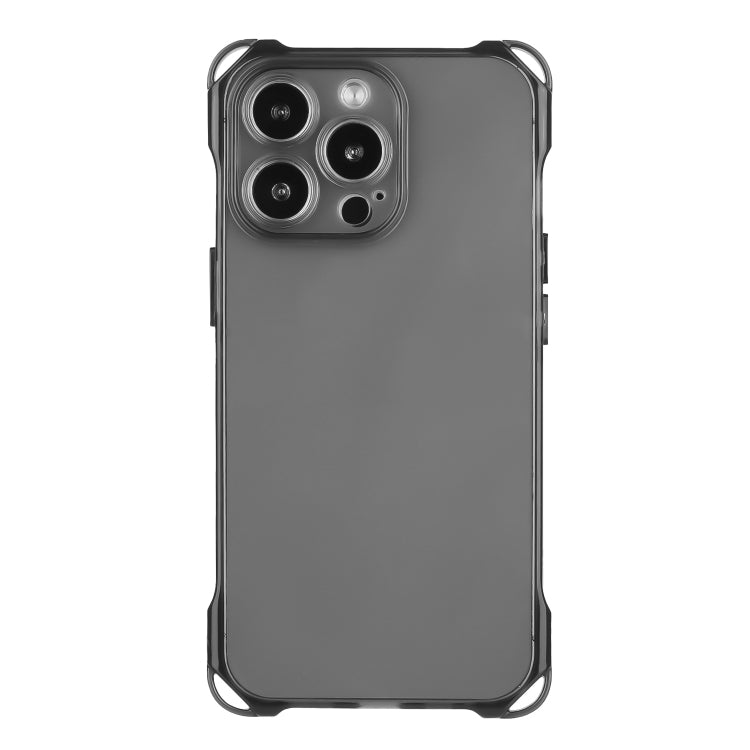 For iPhone 15 Pro Max Four-corner Shockproof TPU Phone Case(Black) - HoMEdemic™ 