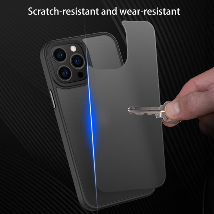 For iPhone 15 Pro Max Frosted Back Shockproof Phone Case(Black) - HoMEdemic™ 