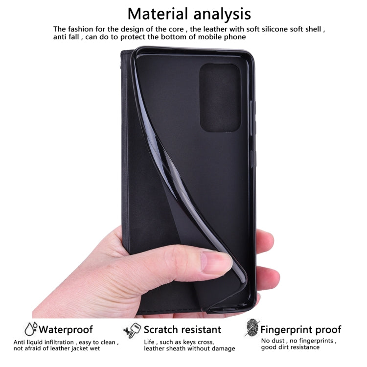 For iPhone 15 Pro Max Frosted Business Magnetic Horizontal Flip PU Phone Case(Black) - HoMEdemic™ 