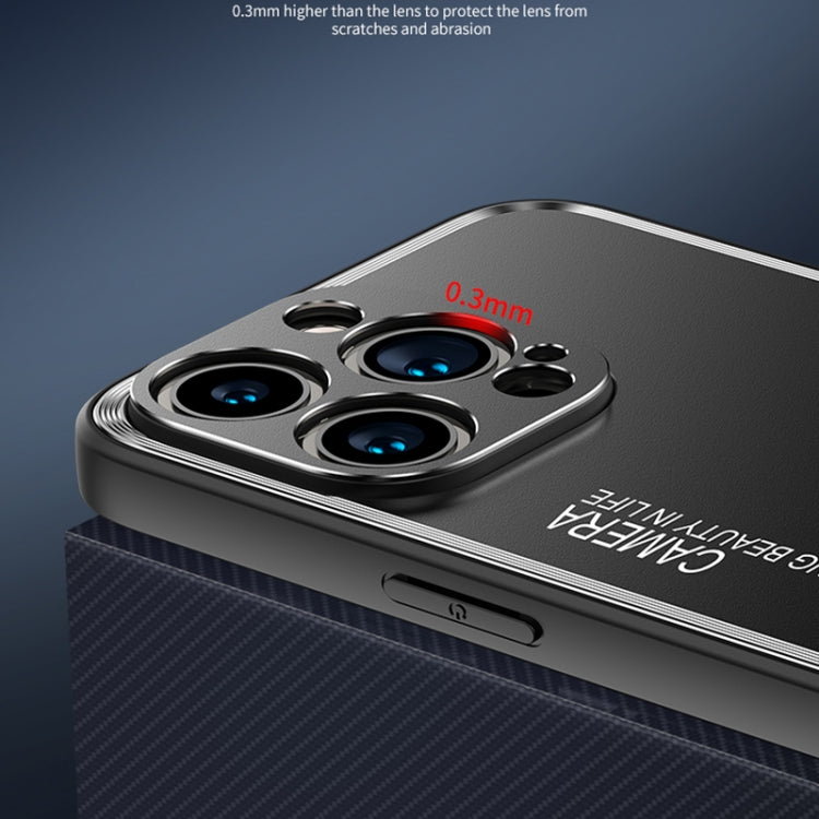 For iPhone 15 Pro Max Frosted Metal Phone Case(Silver) - HoMEdemic™ 