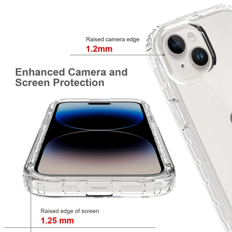 For iPhone 15 Pro Max Full Body Shockproof Clear Gradient Phone Case(Black) - HoMEdemic™ 