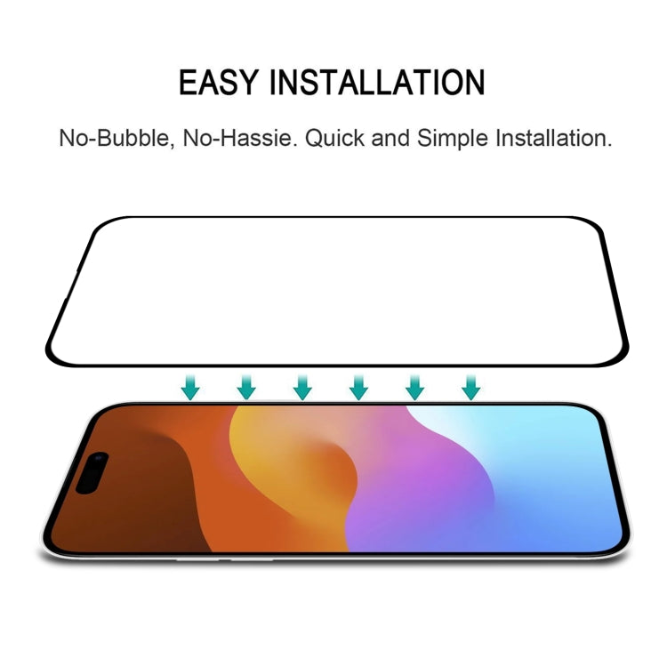 For iPhone 15 Pro Max Full Glue Screen Tempered Glass Film - HoMEdemic™ 
