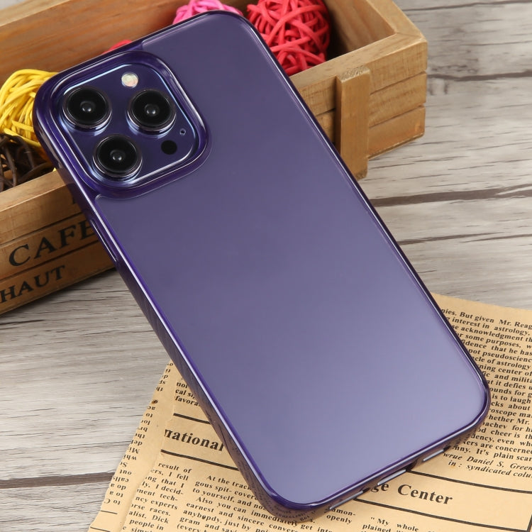For iPhone 15 Pro Max GEBEI Acrylic Phone Case(Purple) - HoMEdemic™ 