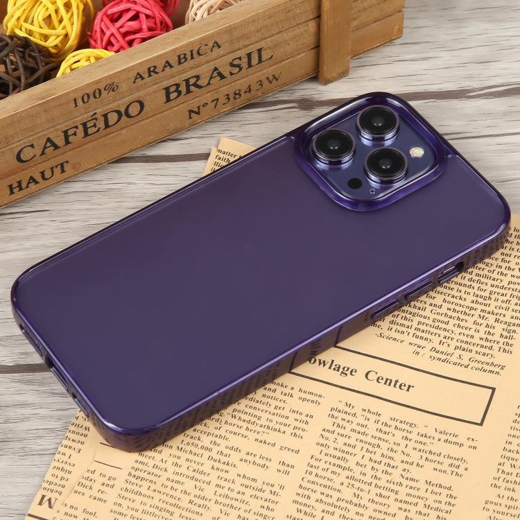 For iPhone 15 Pro Max GEBEI Acrylic Phone Case(Purple) - HoMEdemic™ 