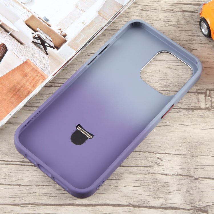For iPhone 15 Pro Max Gradient MagSafe Holder Liquid TPU Hybrid PC Phone Case(Blue Purple) - HoMEdemic™ 