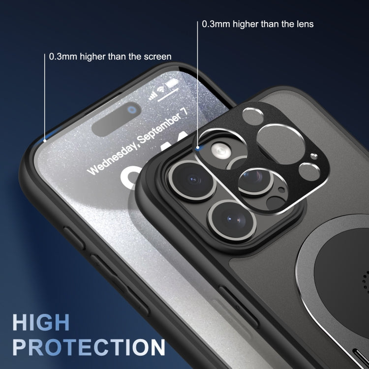 For iPhone 15 Pro Max Heat Dissipation Aromatherapy MagSafe Holder Phone Case(Black) - HoMEdemic™ 