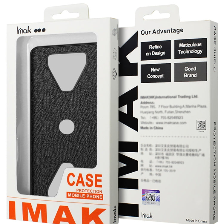 For iPhone 15 Pro Max IMAK LX-5 Series Shockproof PC + PU + TPU Protective Phone Case(Weaving Texture) - HoMEdemic™ 
