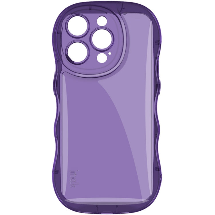 For iPhone 15 Pro Max IMAK Wave Bubble Soft Shockproof Phone Case(Purple) - HoMEdemic™ 