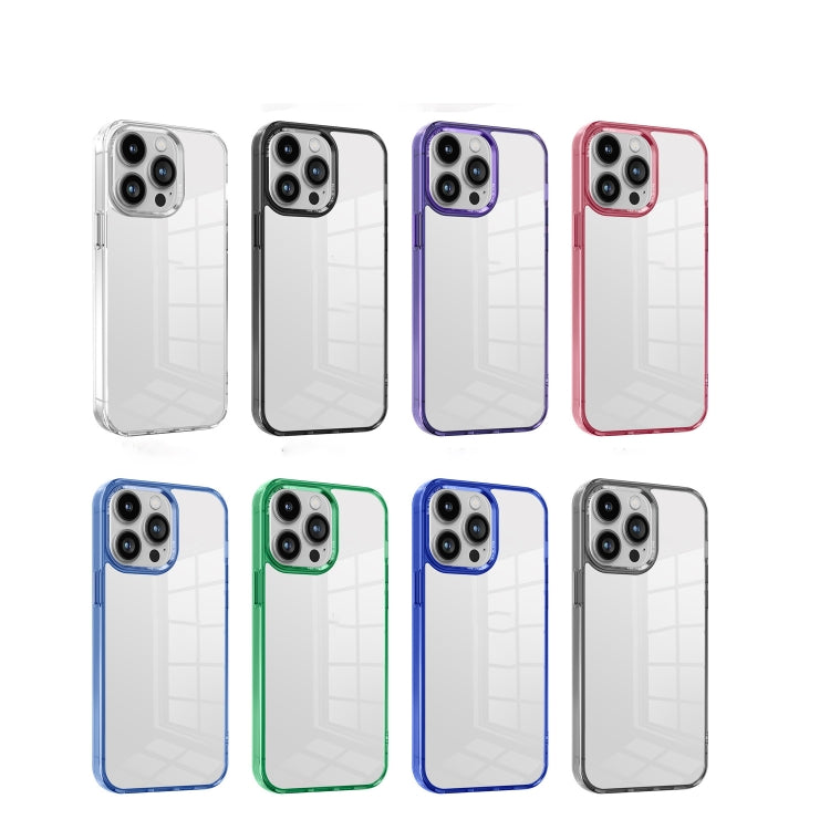 For iPhone 15 Pro Max Ice Color Clear PC Hybrid TPU Phone Case(White) - HoMEdemic™ 