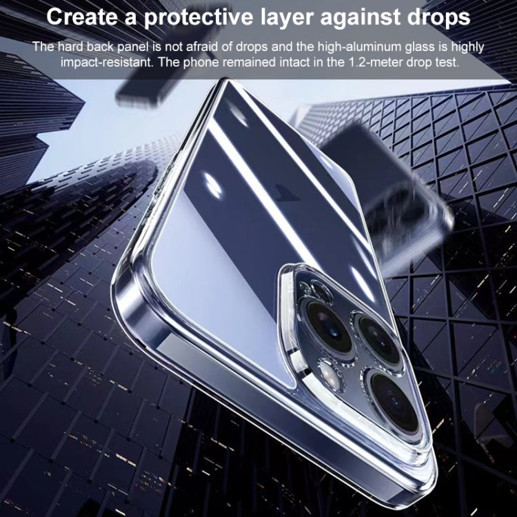 For iPhone 15 Pro Max Integrated Ultra-thin Crystal Glass Phone Case(Transparent) - HoMEdemic™ 