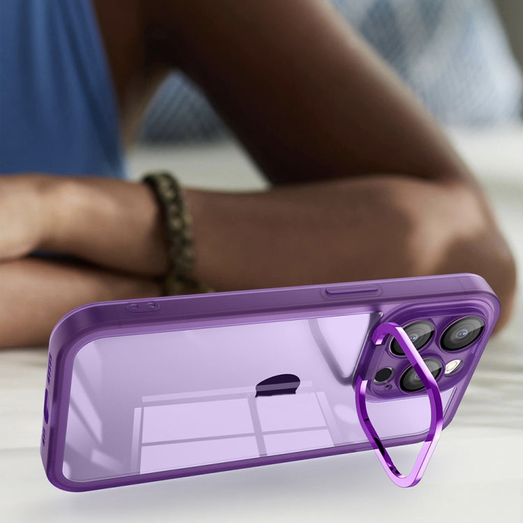 For iPhone 15 Pro Max Invisible Lens Bracket Matte Transparent MagSafe Phone Case(Dark Green) - HoMEdemic™ 