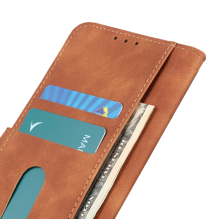 For iPhone 15 Pro Max KHAZNEH Retro Texture Leather Phone Case(Brown) - HoMEdemic™ 