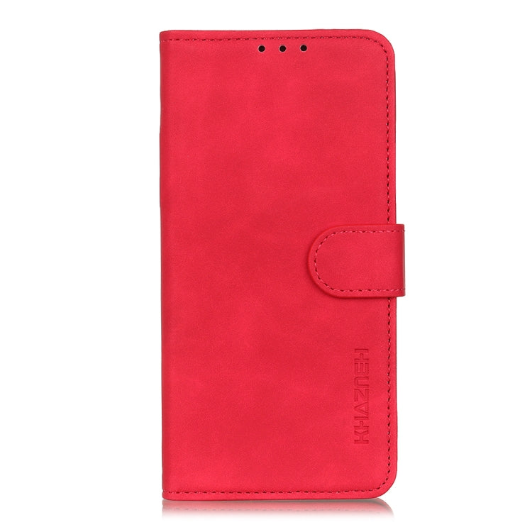For iPhone 15 Pro Max KHAZNEH Retro Texture Leather Phone Case(Red) - HoMEdemic™ 