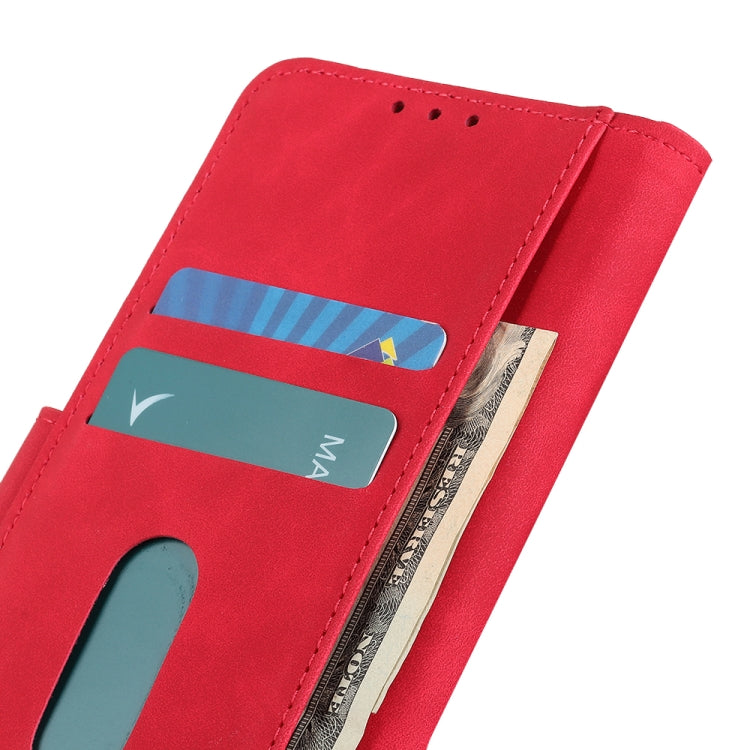For iPhone 15 Pro Max KHAZNEH Retro Texture Leather Phone Case(Red) - HoMEdemic™ 