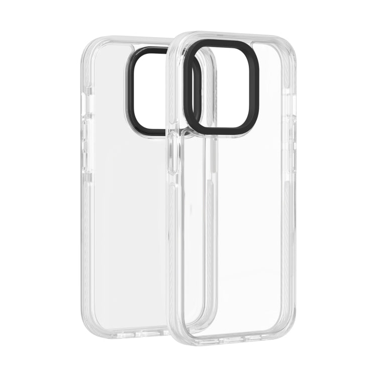 For iPhone 15 Pro Max Kingsteel Wolf Transparent Phone Case(White) - HoMEdemic™ 