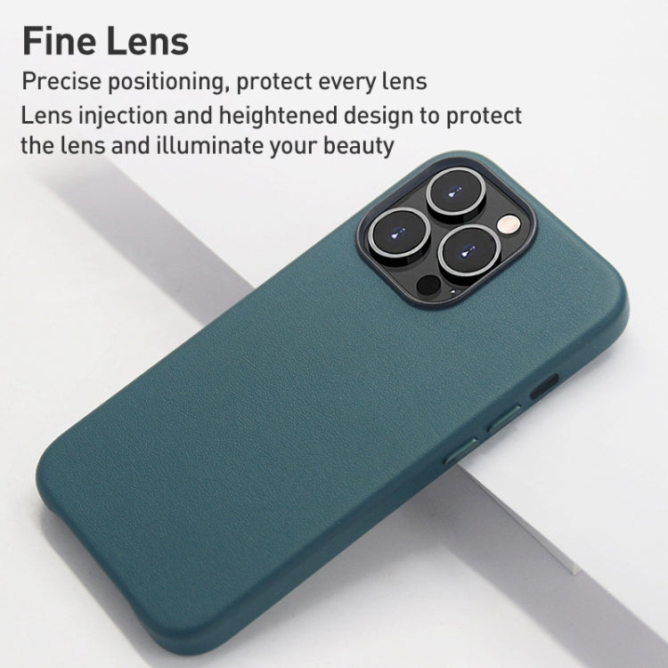 For iPhone 15 Pro Max Lamb Grain PU Back Cover Phone Case(Red) - HoMEdemic™ 